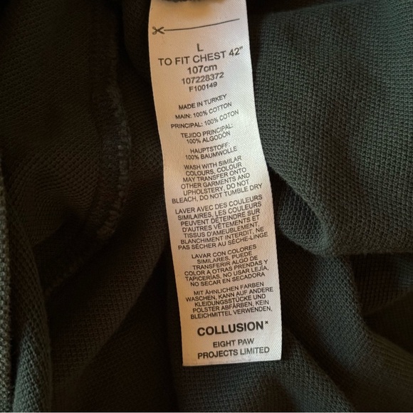 Eight Paw Projects Limited Long Sleeve Collusion Logo Chromatic Records Unisex-T - Picture 4 of 6